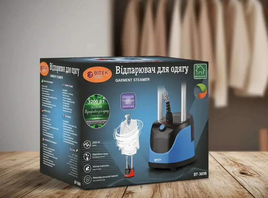 Відпарювач для одягу 3200Вт BITEK BT-3038